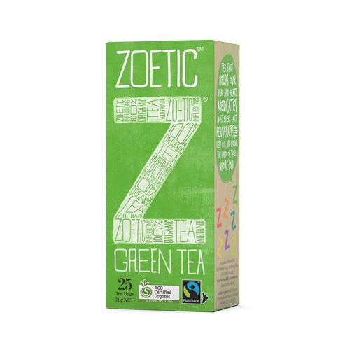 Organic Green Tea Bags Zoetic