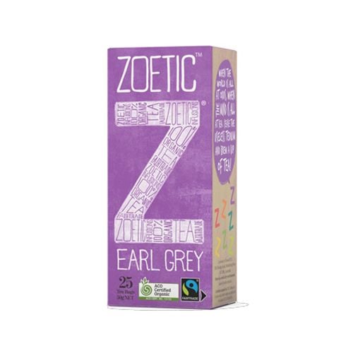 Organic Earl Grey Tea Bags Zoetic