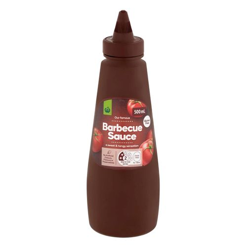 Barbecue Sauce Squeeze Woolworths 500Mi- Barbecue Sauce Squeeze Woolworths 500Mi