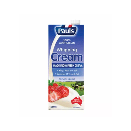 Uht Whipping Cream 35% Fat Pauls 1L