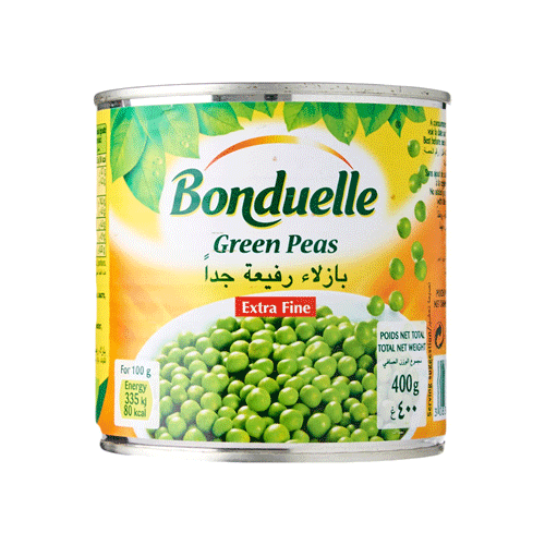 Extra Fine Peas Bonduelle 400G- 