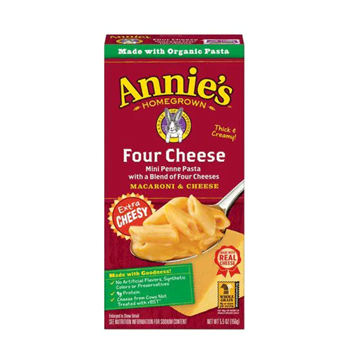Nui Penne Hữu Cơ & 4 Loại Phô Mai Annie'S 156G