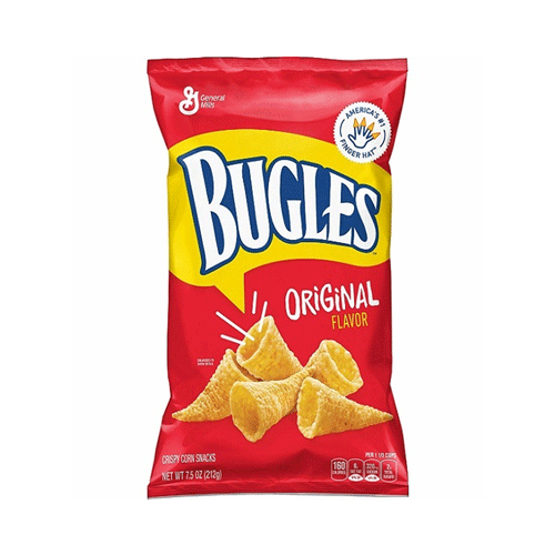 Crispy Corn Snacks Original Flavor Bulges 212G- 