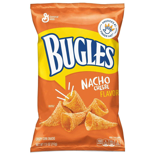 Crispy Corn Snacks Nacho Cheese Bulges 212G- 