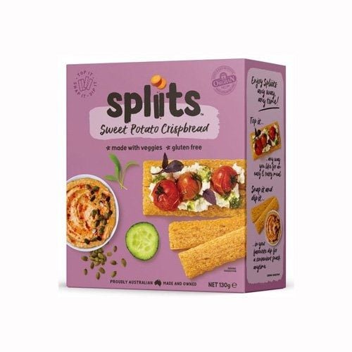 Sweet Potato Crispbread Spliits125G- 