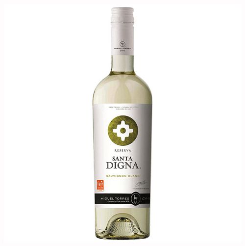 Rượu Vang Trắng Sauvignon Blanc 13% Santa Digna 750Ml- 