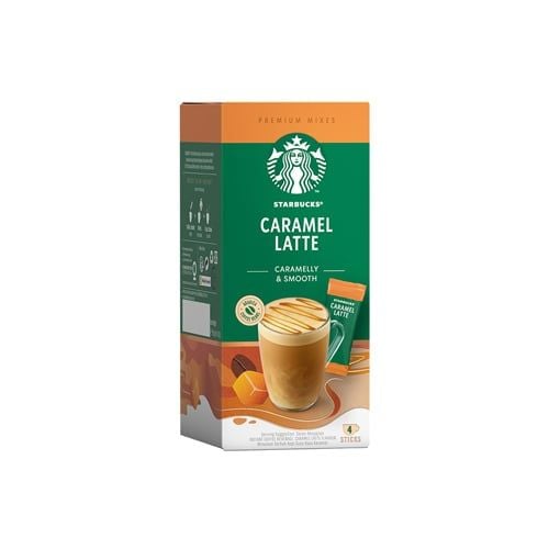 Caramel Premium Instant Cafe Starbucks 4X23G- 