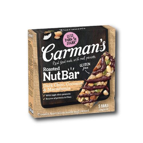 Dark Choc Macadamia & Coconut Carman'S 160G- Dark Choc Macadamia & Coconut Carman'S 160G