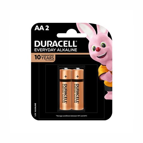 Everyday Alkaline Aa2 Duracell- 