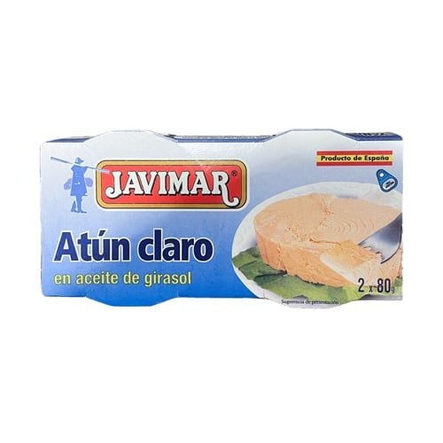 Canned Yellow Fin Tuna In Sunflower Oil Javimar 160G- 