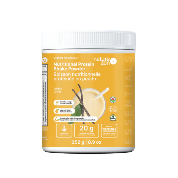 Organic Plant- Based Protein Powder Vanilla Nature Zen 250G