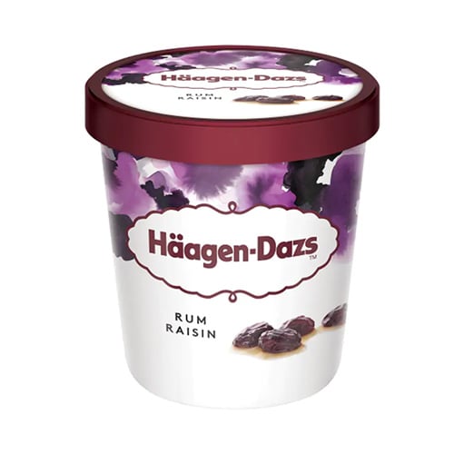 Kem Rượu Rum & Nho Khô Haagen-Dazs 473Ml