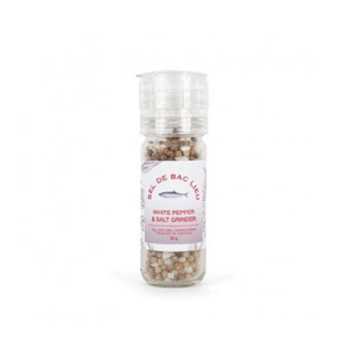 White Pepper & Coarse Salt Mix Grinder Bac Lieu 70G- 