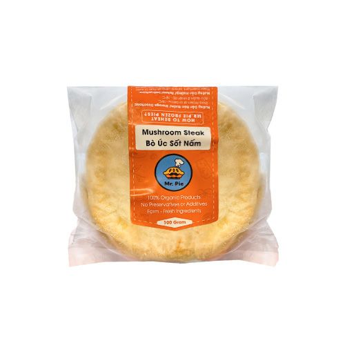 Bánh Đông Lạnh Nhân Bò Bít Tết Úc Sốt Nấm Mr Pie 100G- 