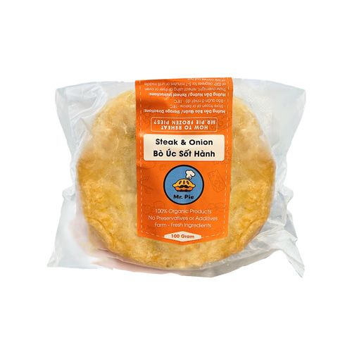 Bánh Đông Lạnh Bò Úc Sốt Hành Mr Pie 100G- 