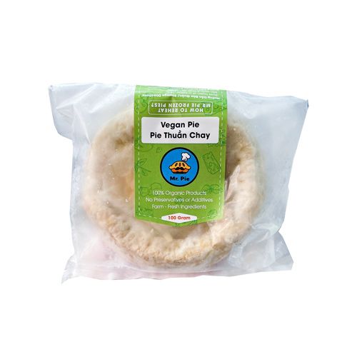 Bánh Đông Lạnh Vị Thuần Chay 100% Mr Pie 100G- 