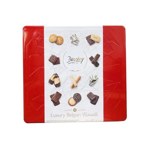 Luxury Belgian Biscuits 12 Varieties Desobry 750G- 