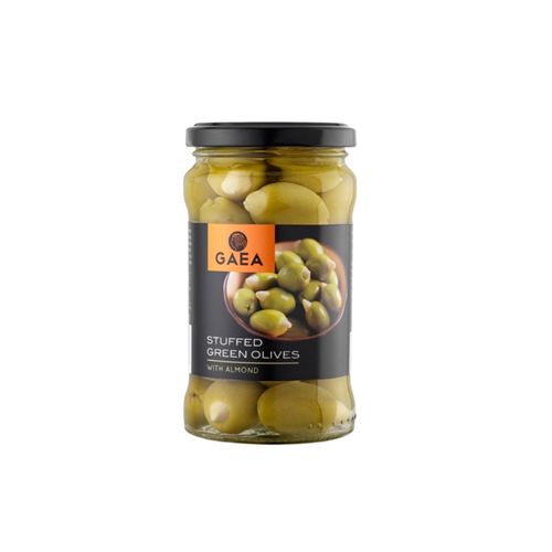 Stuffed Green Olives With Almond Gaea 295G- 