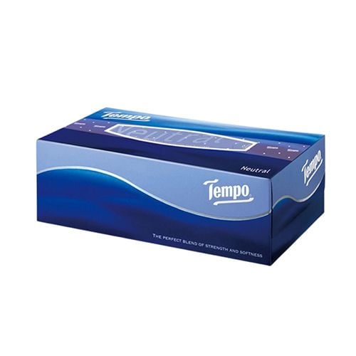 Khăn Giấy Hộp Không Mùi Tempo 90 Tờ