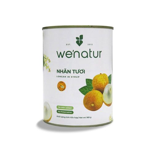 Nhãn Tươi Ngâm Đường We'Natur 565G- 