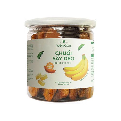 Chuối Sấy Dẻo We'Natur 330G- 