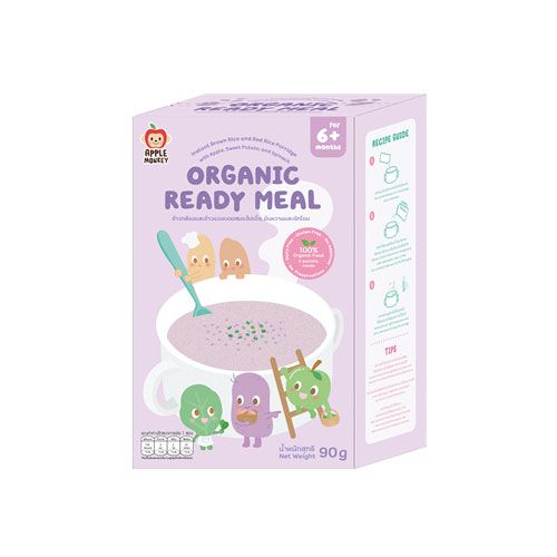 Organic Ready Meal Apple, Sweet Potaoes & Spinach Apple Monkey 6X15G