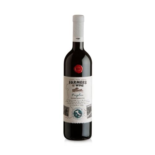 Rượu Vang Đỏ Hữu Cơ Puglia Igt Farmers Of Wine 750Ml- 
