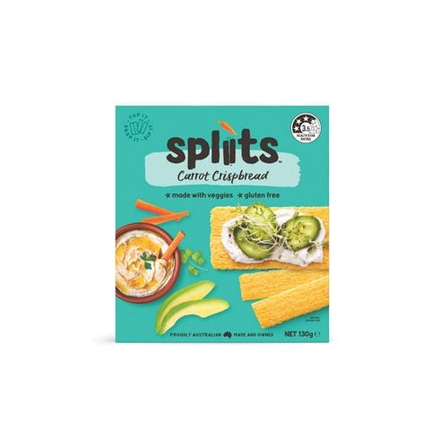 Carot Crispbread Gluten Free Spliits 125G- 