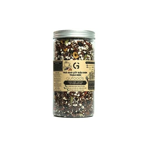 Roasted Herbal Brown Rice Tea With Black Beans Gufoods 500G