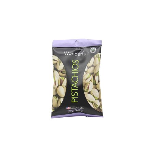 Roasted Pistachios Garlic & Pepper Flavor Wonderful 50G- 