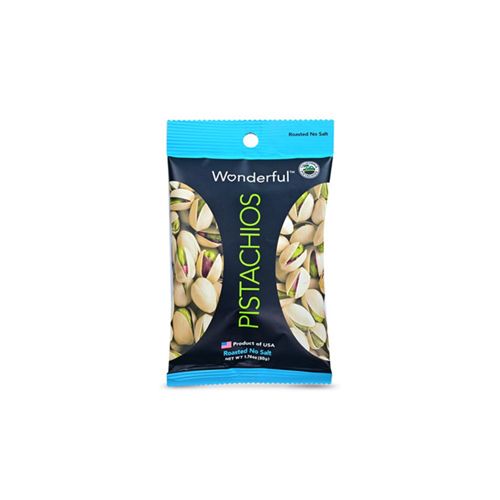 Roasted Pistachios No Salt Wonderful 50G- 