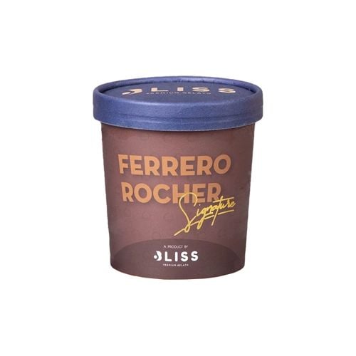 Premium Gelato Dark Chocolate Hazelnut Bliss 473Ml- 