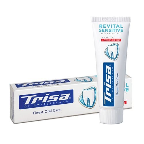 Revital Sensitive Swiss Herb Toothpaste Trisa 75Ml