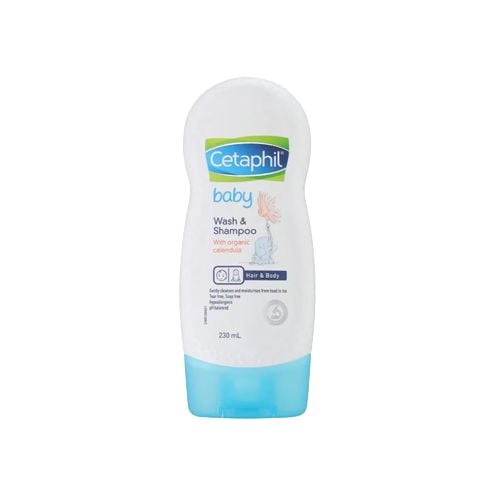 Baby Wash & Shampoo Organic Calendula Cetaphil 230Ml