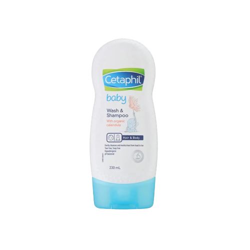 Baby Wash & Shampoo Organic Calendula Cetaphil 230Ml- 