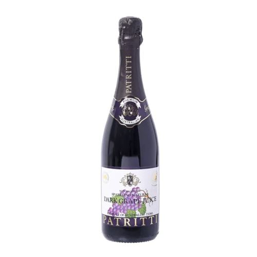 Sparkling Natural Dark Grape Juice Patritti 750Ml