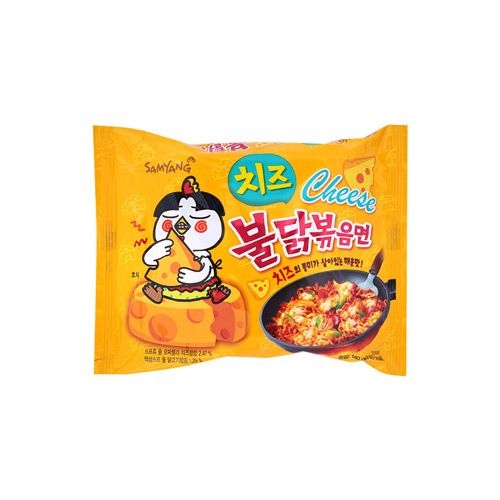Hot Chicken & Cheese Flavor Ramen Samyang 140G- 