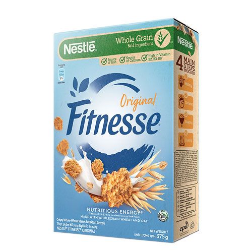 Bánh Ăn Sáng Ngũ Cốc Fitnesse Nestle 375G