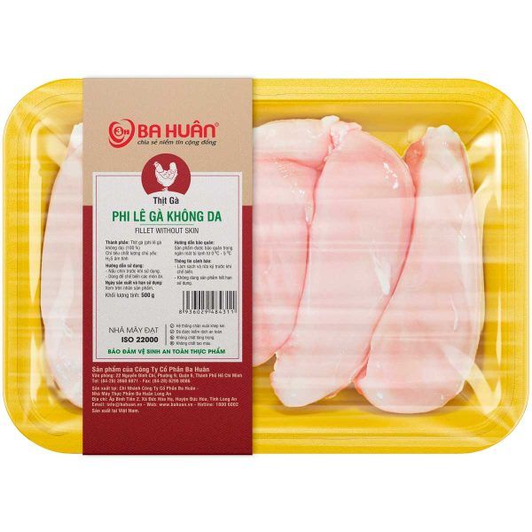 Chicken Boneless Breast Skinless Ba Huan 500G- 