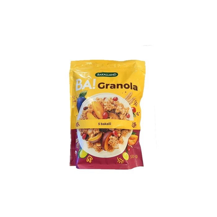 Ba! Granola Dried Fruits & Almond Bakalland 300G- 
