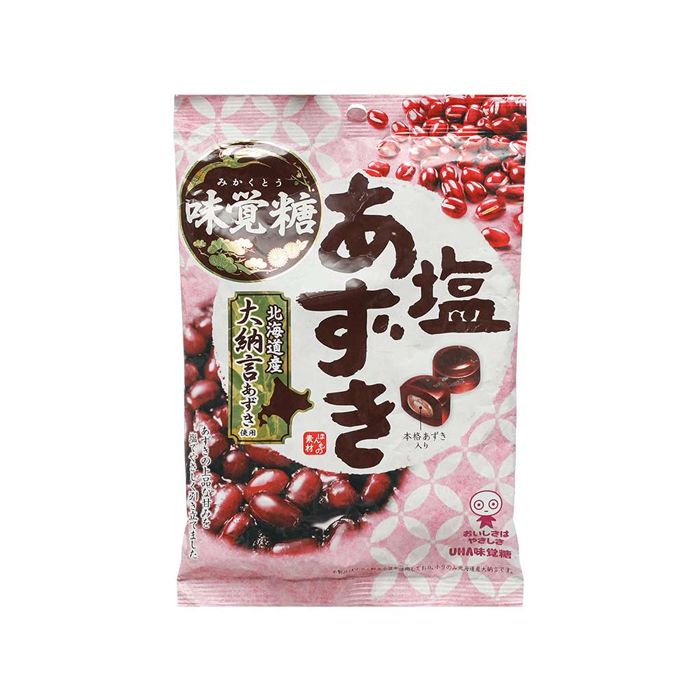 Salted Red Bean Candy Uha Mikakuto 105G- 