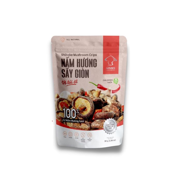 Dried Shiitake Mushroom Garlic Chilly Anvies 30G- 