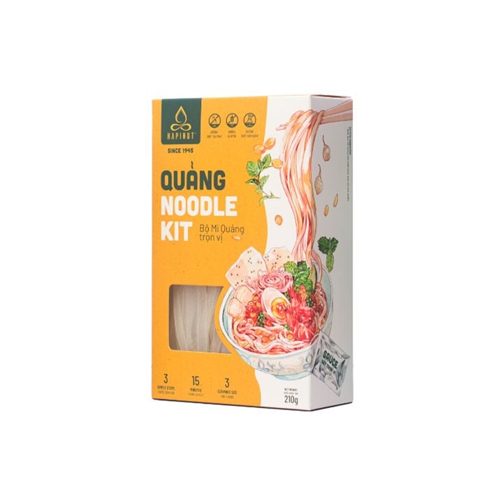 Bộ Mì Quảng Trọn Vị Hapinut 210G- 