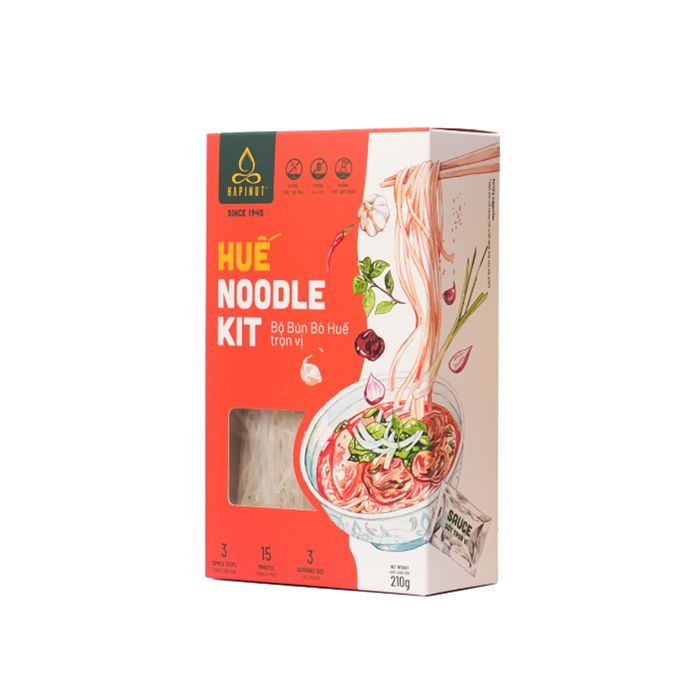 Bộ Bún Bò Huế Trọn Vị Hapinut 210G- 