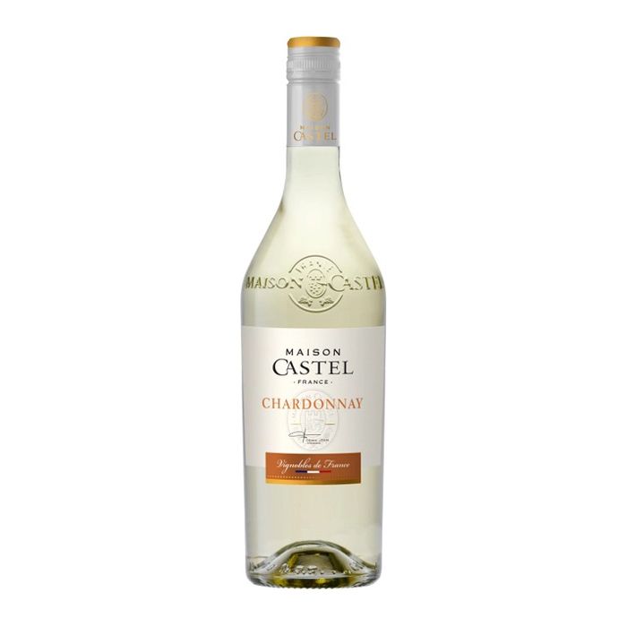 White Wine Chardonnay Maison Castel 750Ml- 