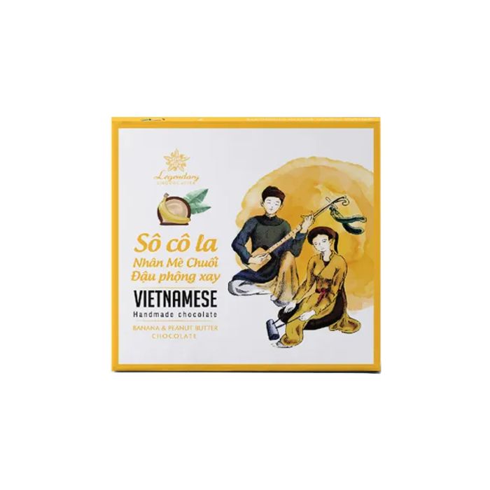 Chocolate Nhân Chuối & Bơ Đậu Phộng Legendary 80G- 