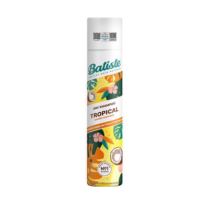 Dầu Gội Khô Mùi Hoa Nhiệt Đới & Dừa Batiste 200Ml