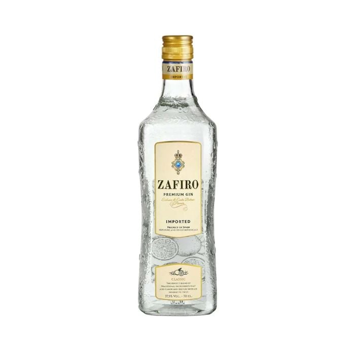 Rượu Gin Cao Cấp Cổ Điển Zafiro 37.5% 700Ml- 