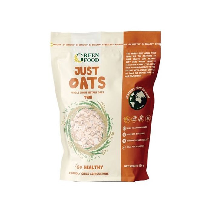 Whole Grain Instant Oats Thin Just Oats 454G- 