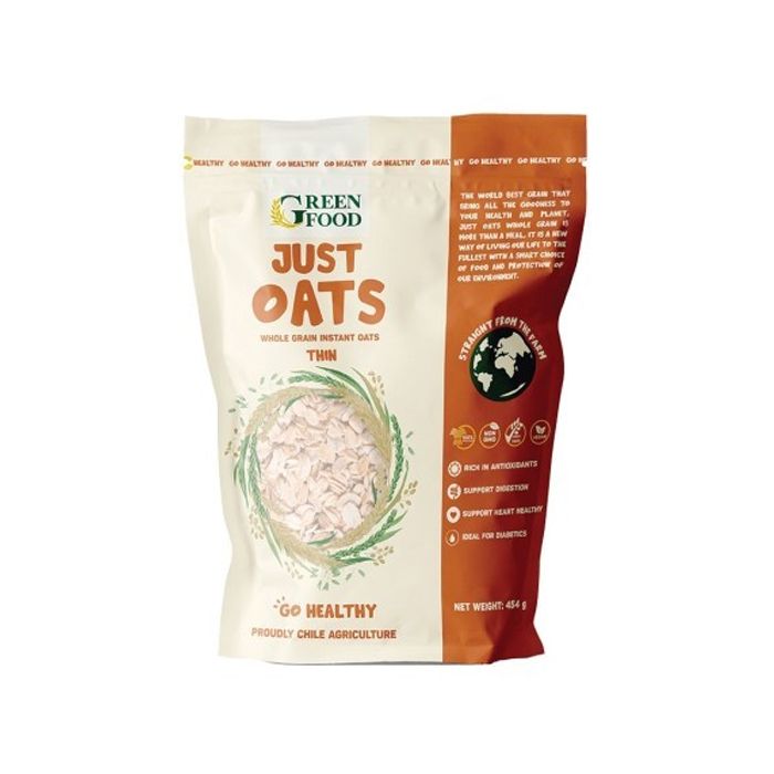 Yến Mạch Nguyên Hạt Cám Mỏng Just Oats 454G- 